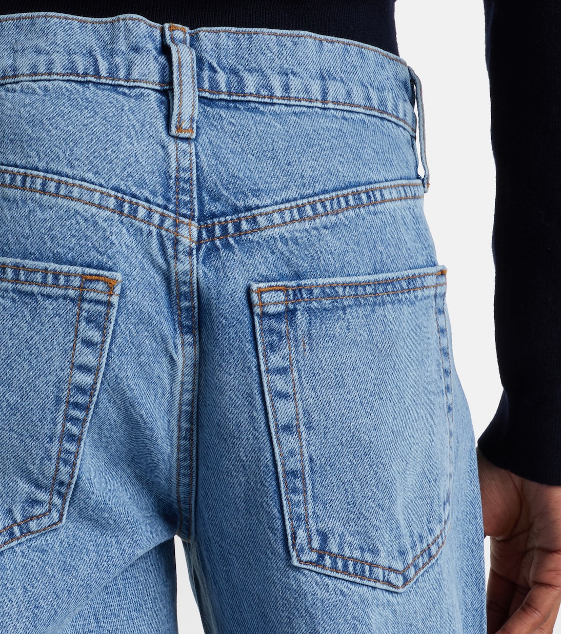 Mid-Rise Barrel Jeans Low Slung | Frame