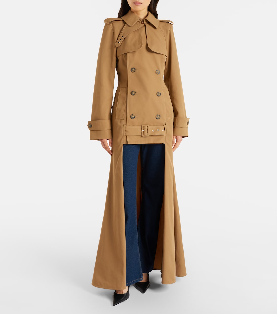 Asymmetric trench coat | Jean Paul Gaultier