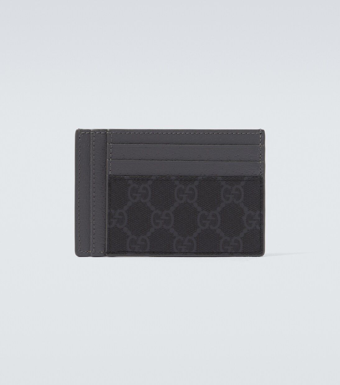 GG Canvas and leather card holder | Gucci