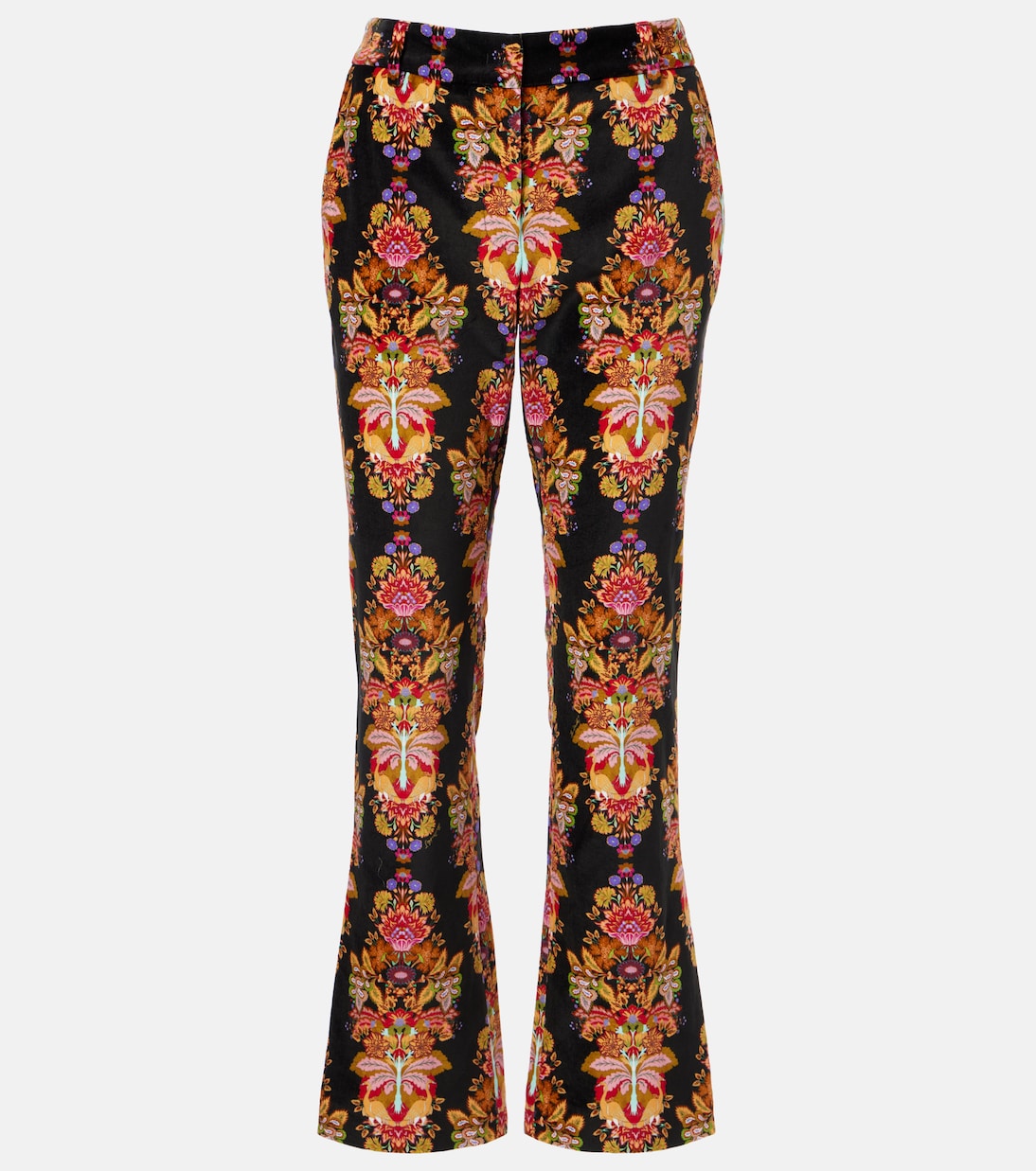 Pantaloni flared 24/7 in cotone con stampa  | La DoubleJ