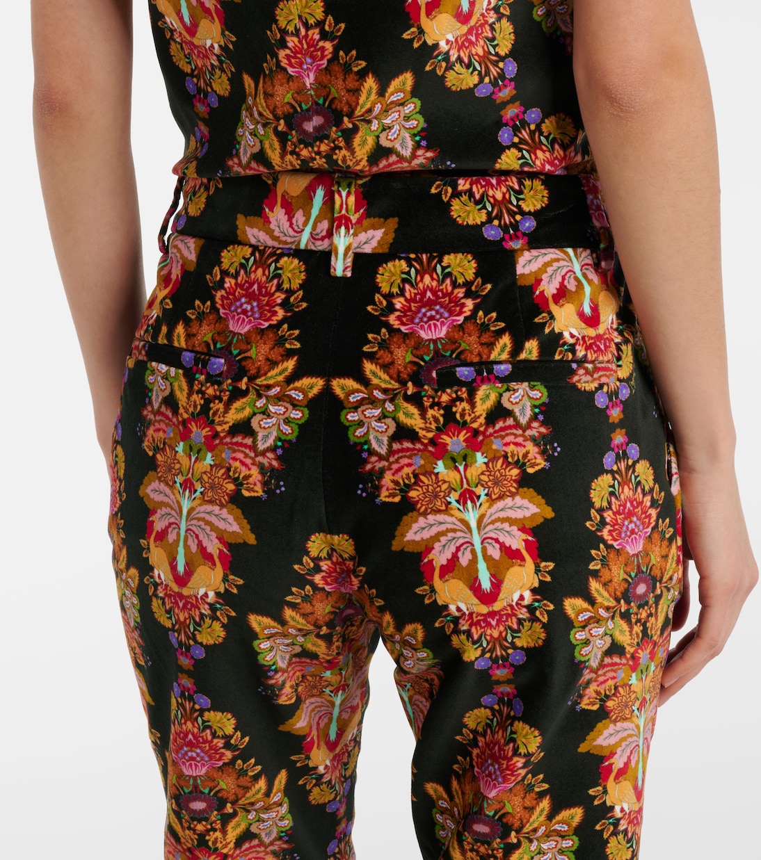 Pantaloni flared 24/7 in cotone con stampa  | La DoubleJ