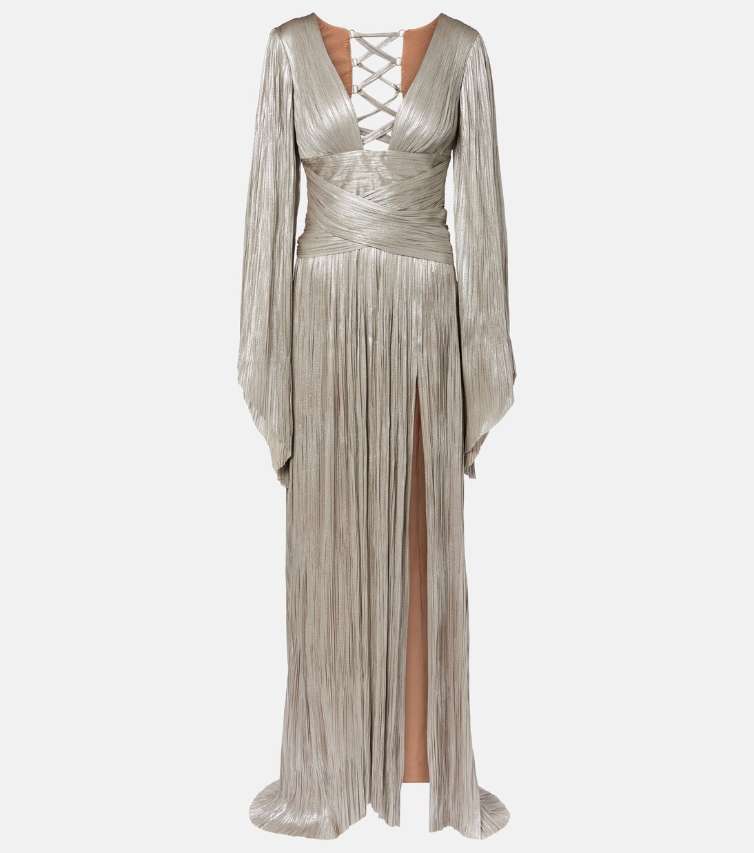 Alana pleated silk tulle gown | Maria Lucia Hohan