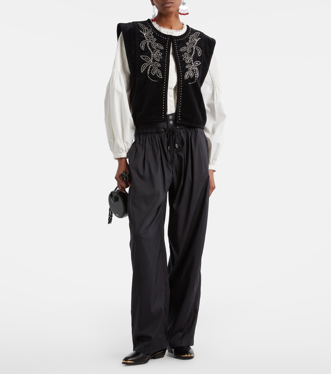 Inaya high-rise wide-leg pants | Isabel Marant