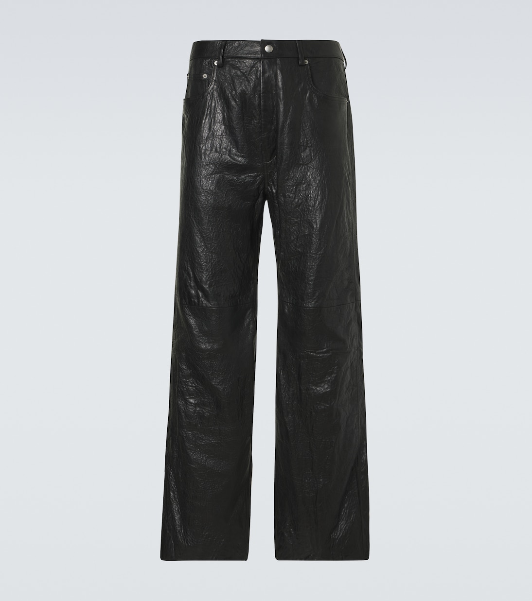 Jeans anchos de piel | Rick Owens