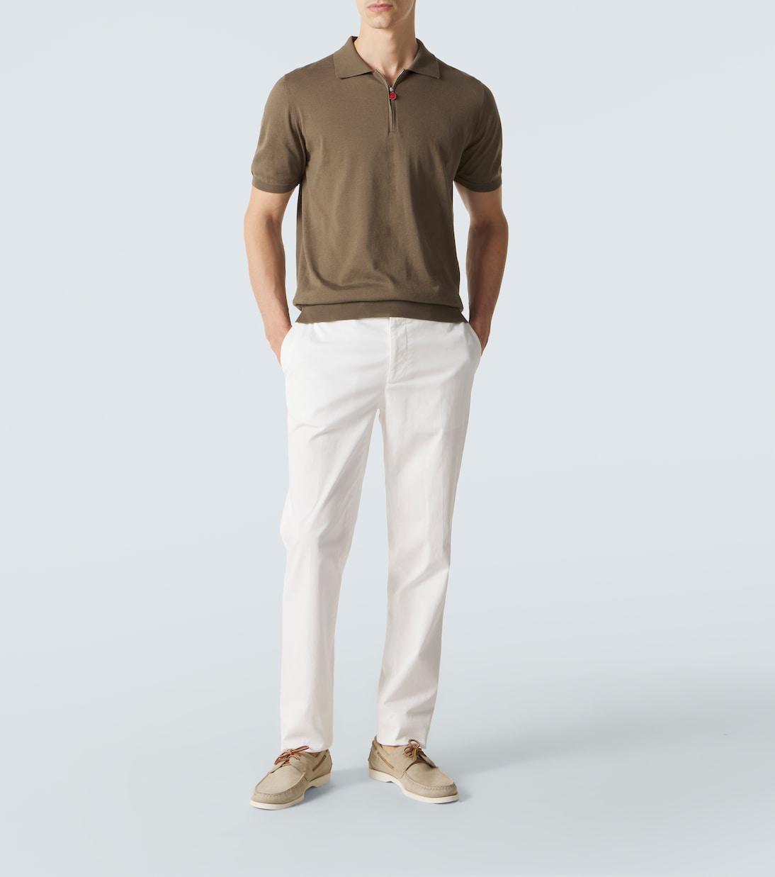 Suede boat shoes | Kiton