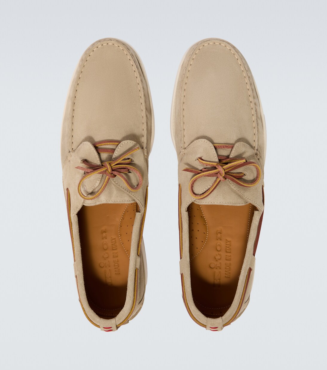 Suede boat shoes | Kiton