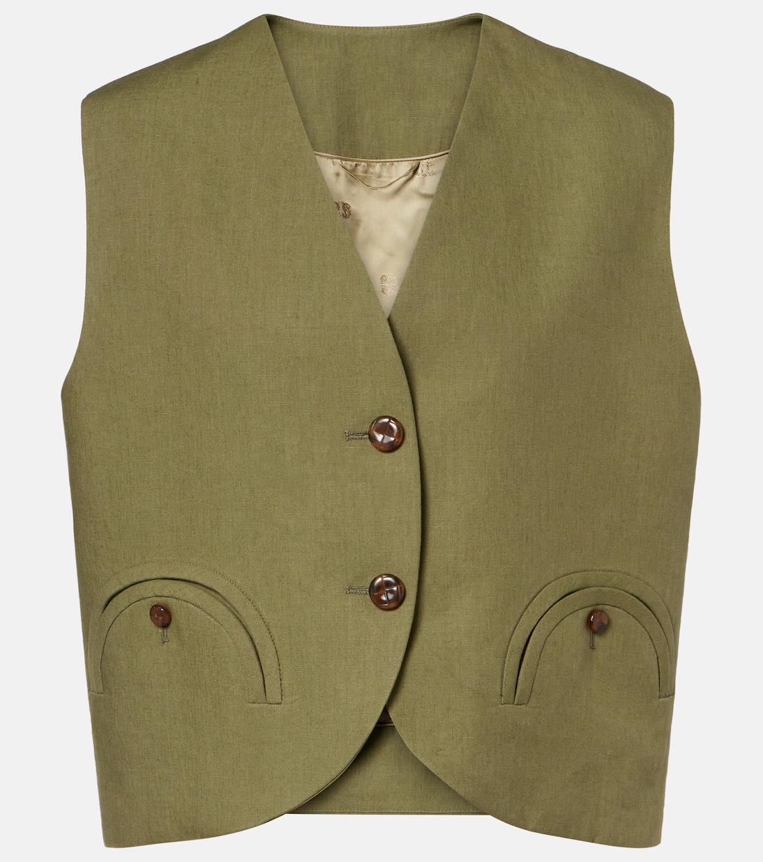 Weste Midday Sun aus Leinen | Blazé Milano