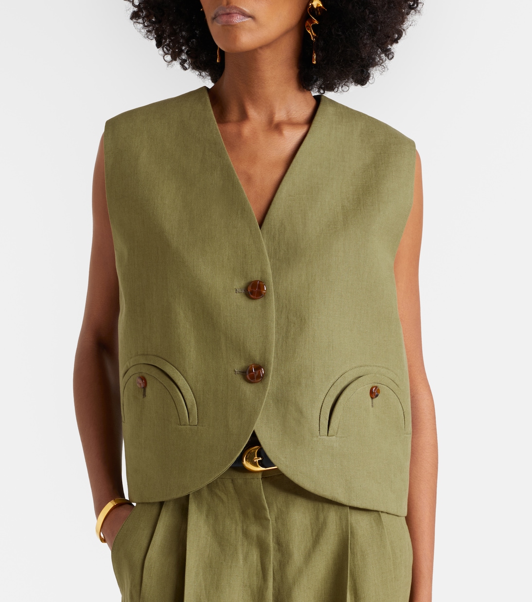 Weste Midday Sun aus Leinen | Blazé Milano