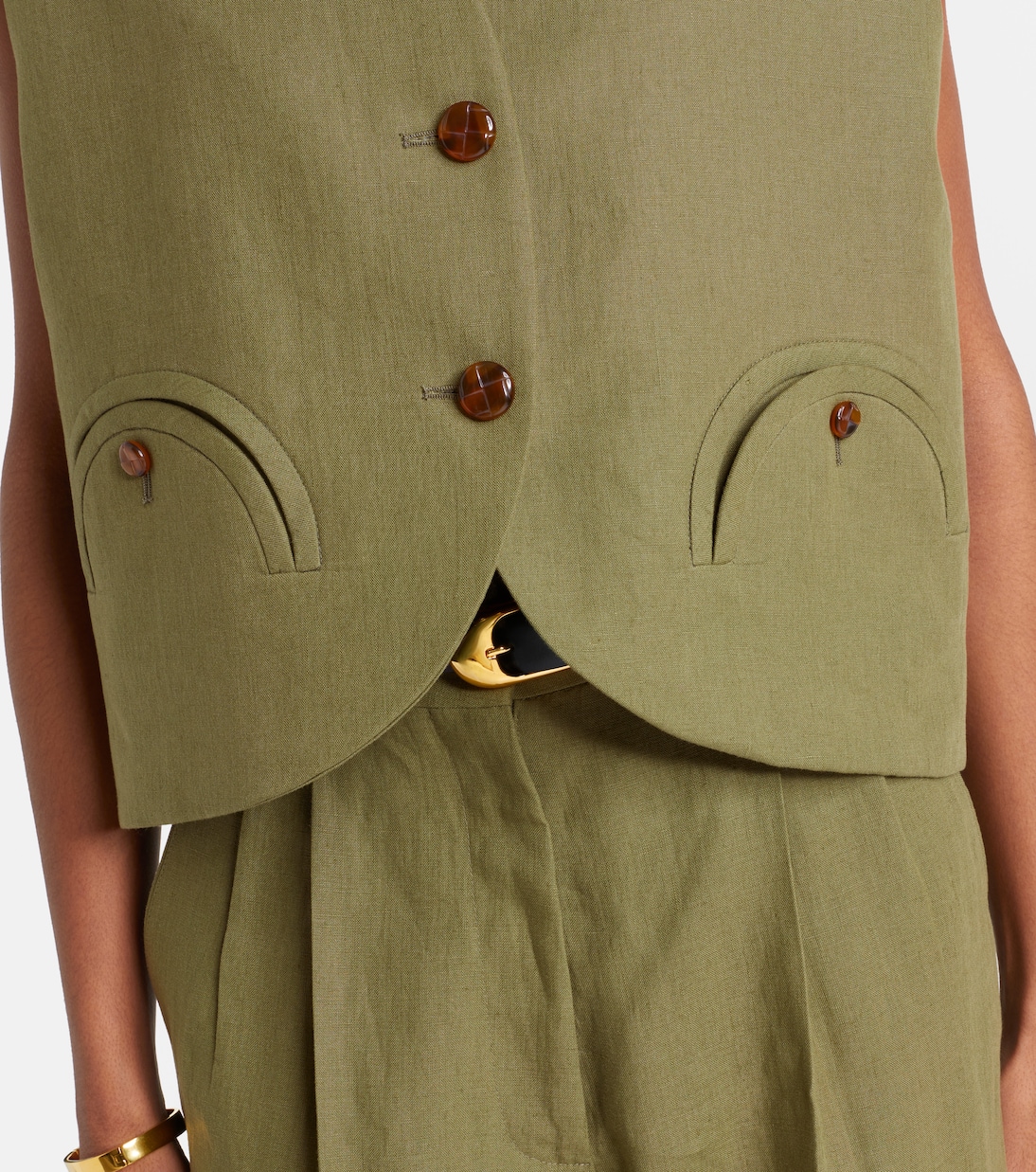 Weste Midday Sun aus Leinen | Blazé Milano