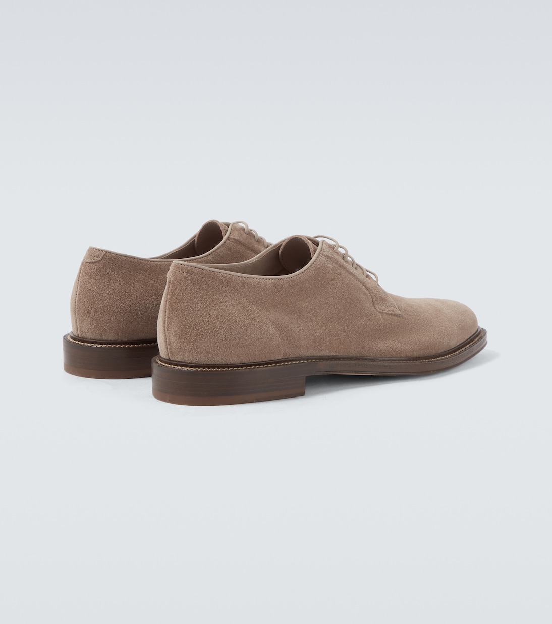Schnürschuhe aus Veloursleder | Brunello Cucinelli