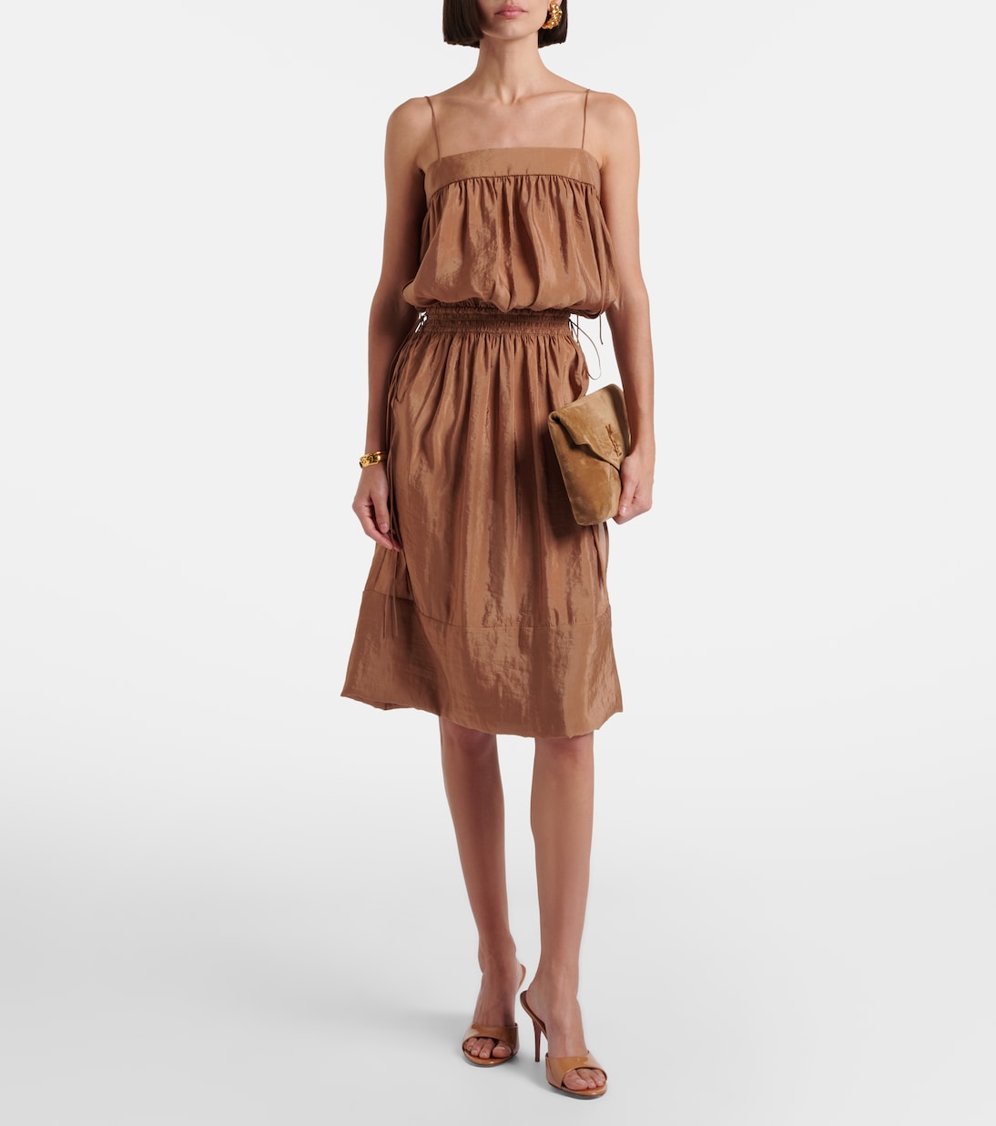 Pantoletten Elodie 90 aus Lackleder | Amina Muaddi