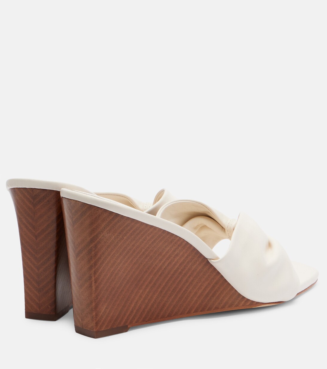 Leather wedge sandals | Veronica Beard