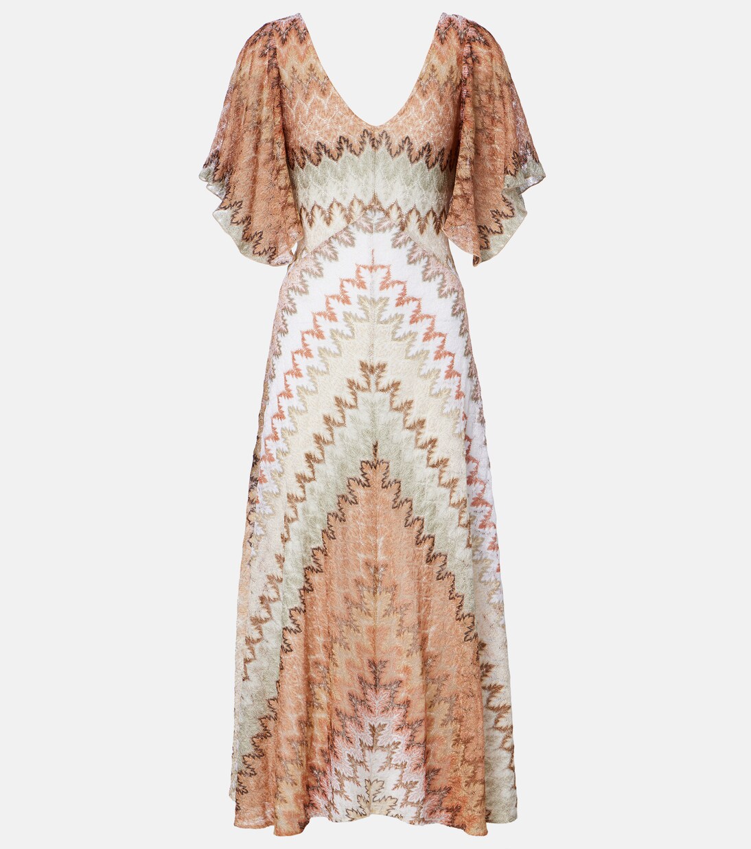 Lamé midi dress | Missoni