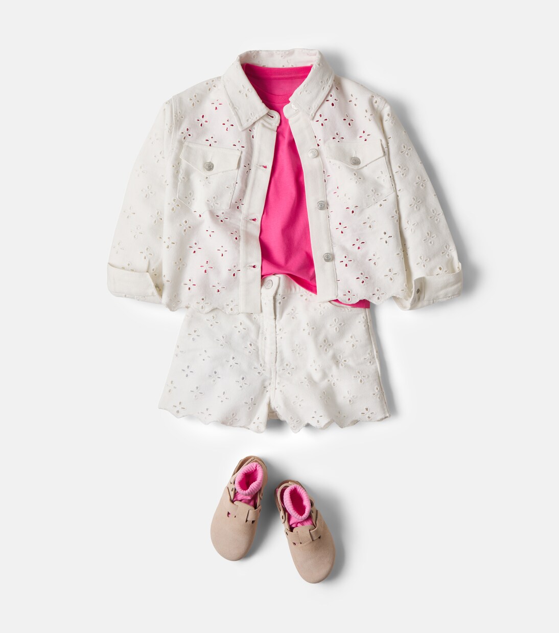 Camelia broderie anglaise denim jacket | The New Society