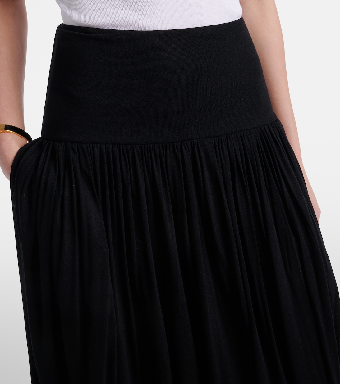 Jupe midi en jersey | Toteme