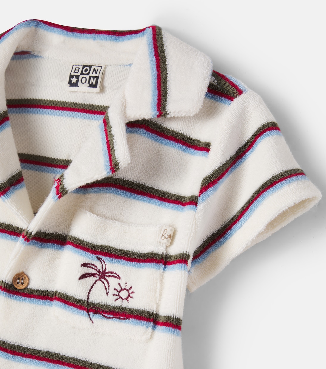 Bébé – Body Lilo rayé en coton éponge | Bonton