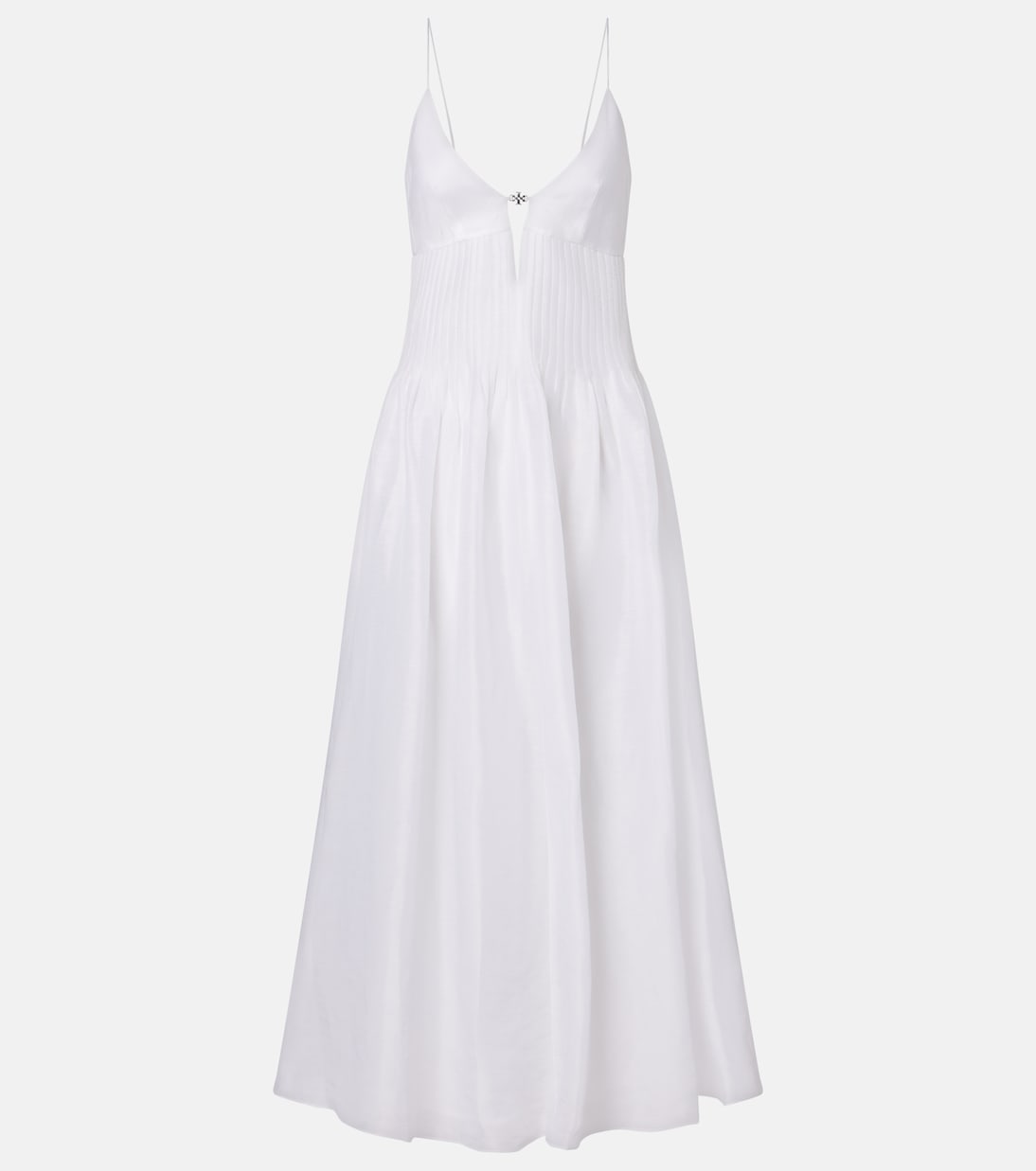 Linen and silk maxi dress | Tory Burch