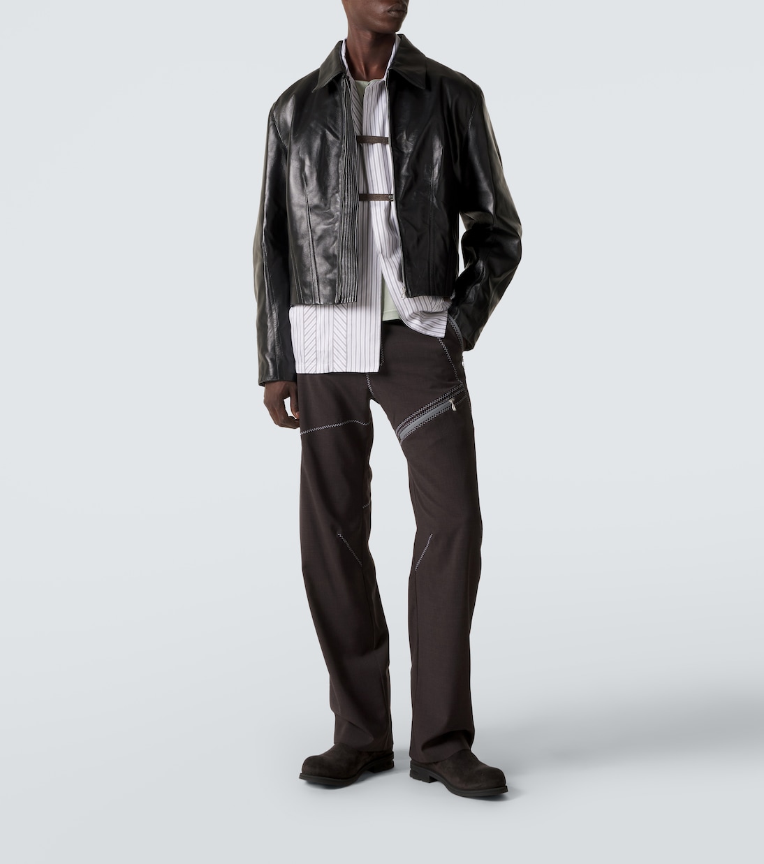 Lur leather jacket | Kiko Kostadinov
