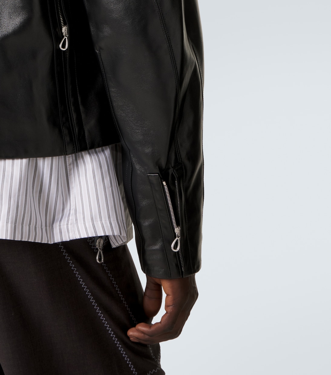 Lur leather jacket | Kiko Kostadinov