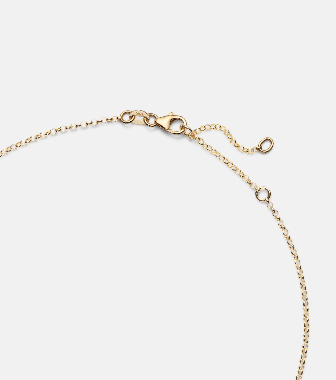 Collana Infinite Gratitude in oro 18kt con diamanti e zaffiri | FoundRae