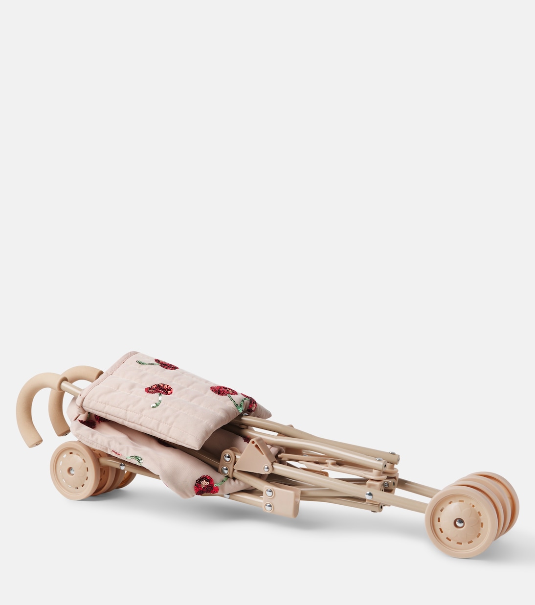 Poussette pour poupée à finitions en tulle à sequins | Konges Sløjd