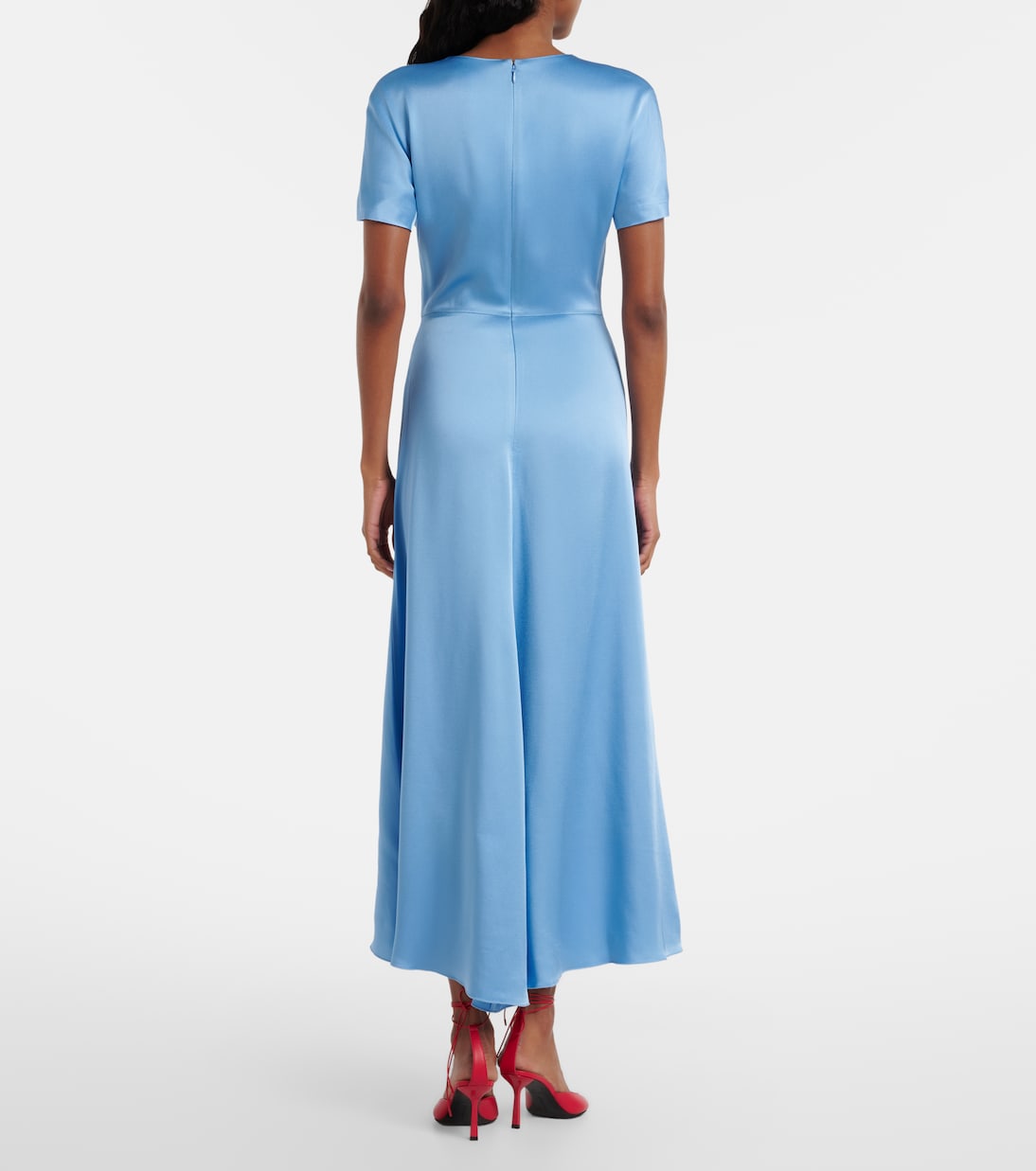 Abito midi in raso | Victoria Beckham