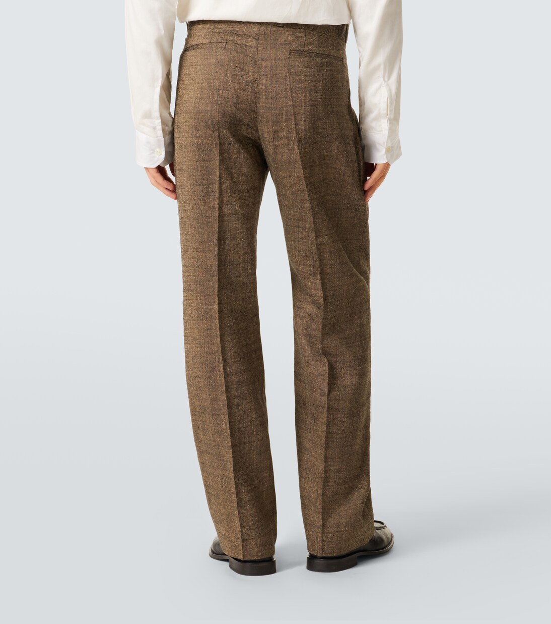 Slack linen, silk, and cotton straight pants | Our Legacy
