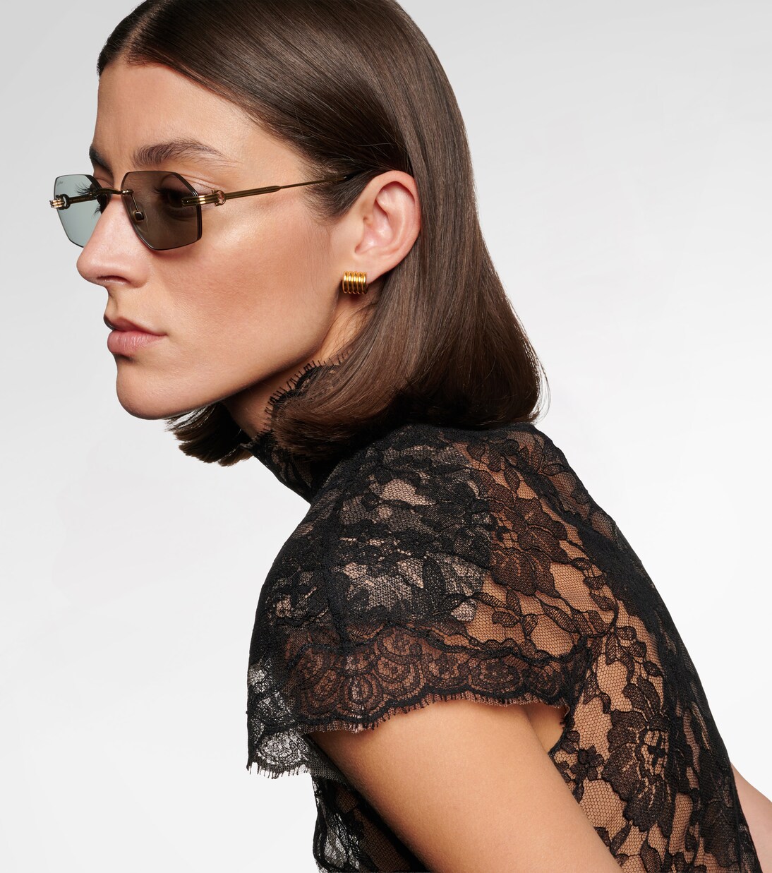 Première De Cartier rectangular sunglasses | Cartier Eyewear Collection