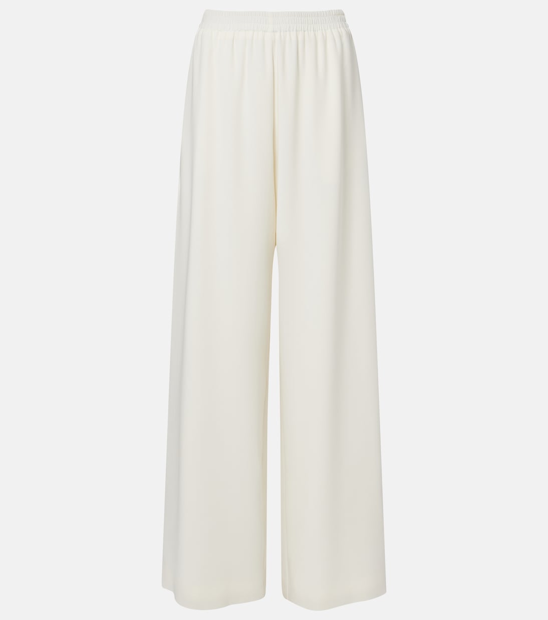 Silk-blend georgette wide-leg pants | Oscar de la Renta
