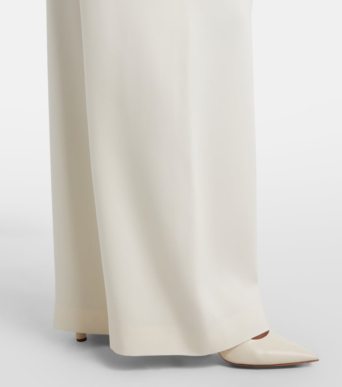 Silk-blend georgette wide-leg pants | Oscar de la Renta