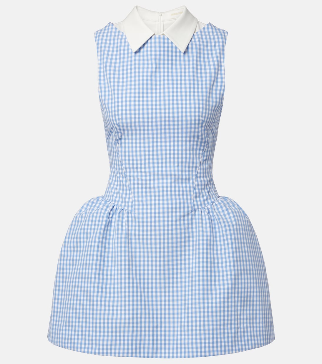 Gingham cotton minidress | Shushu/Tong