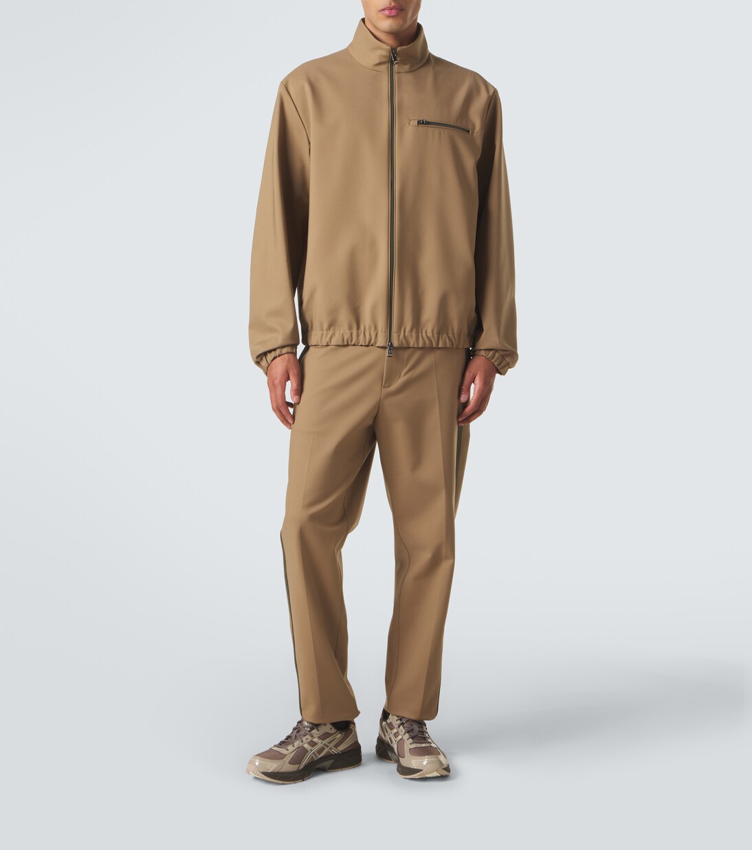 Cotton-blend straight pants | Moncler