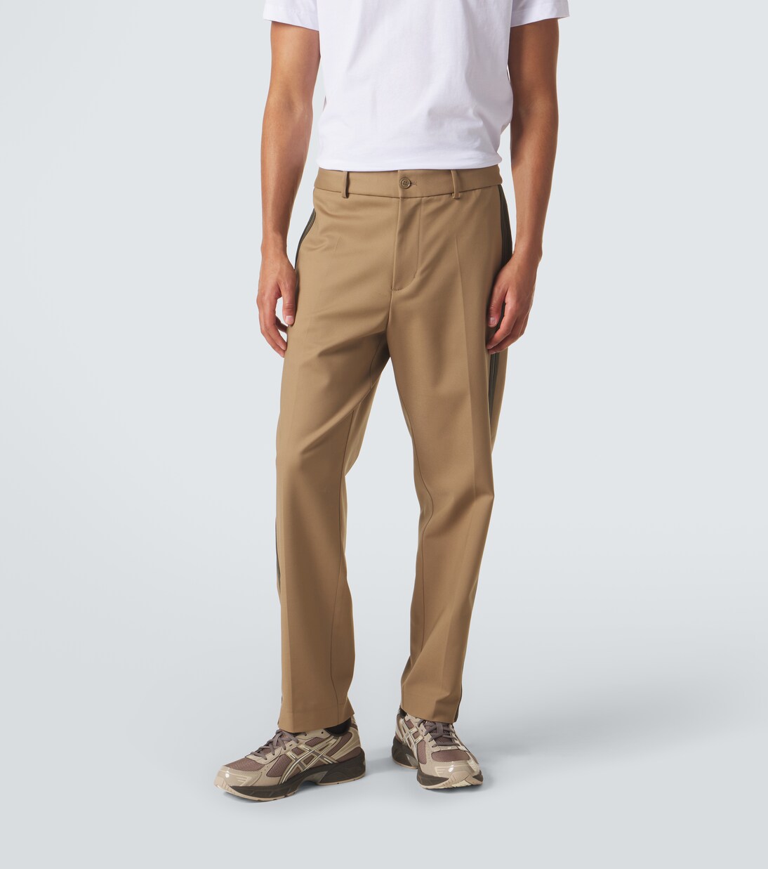 Cotton-blend straight pants | Moncler