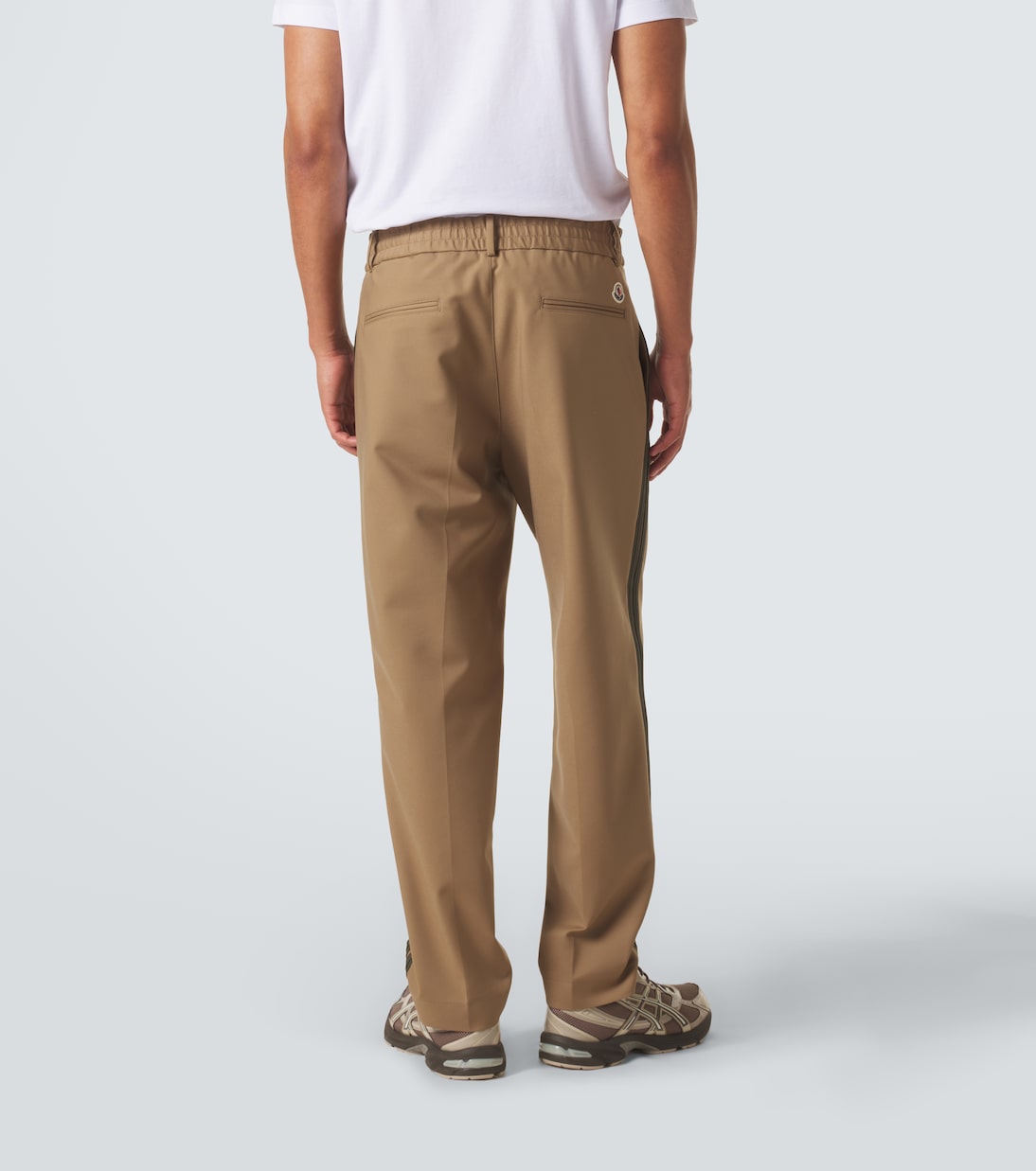 Cotton-blend straight pants | Moncler