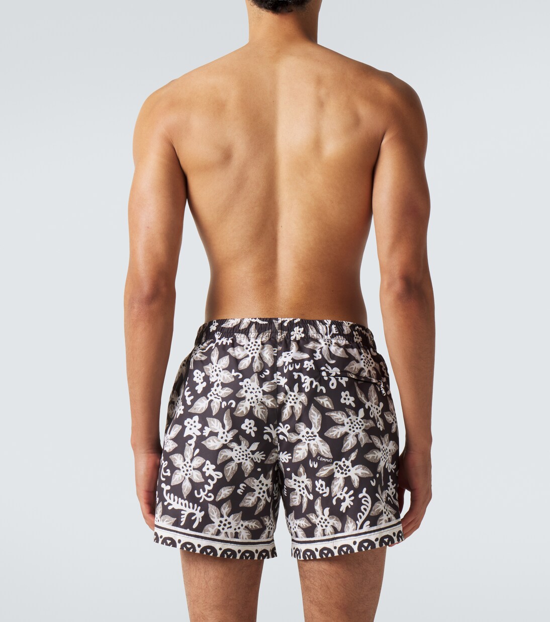 Printed swim trunks | Commas