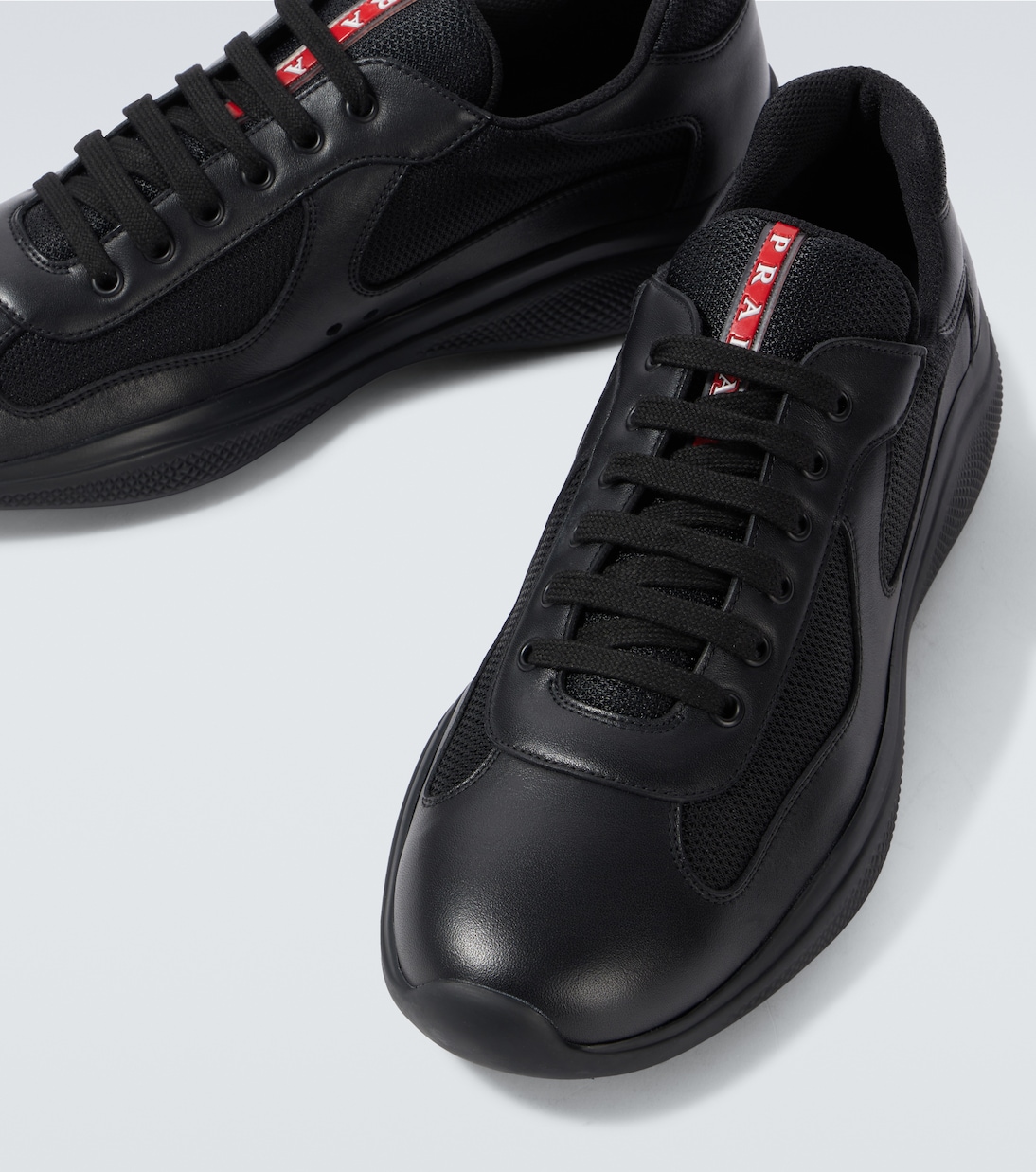 Leather sneakers | Prada