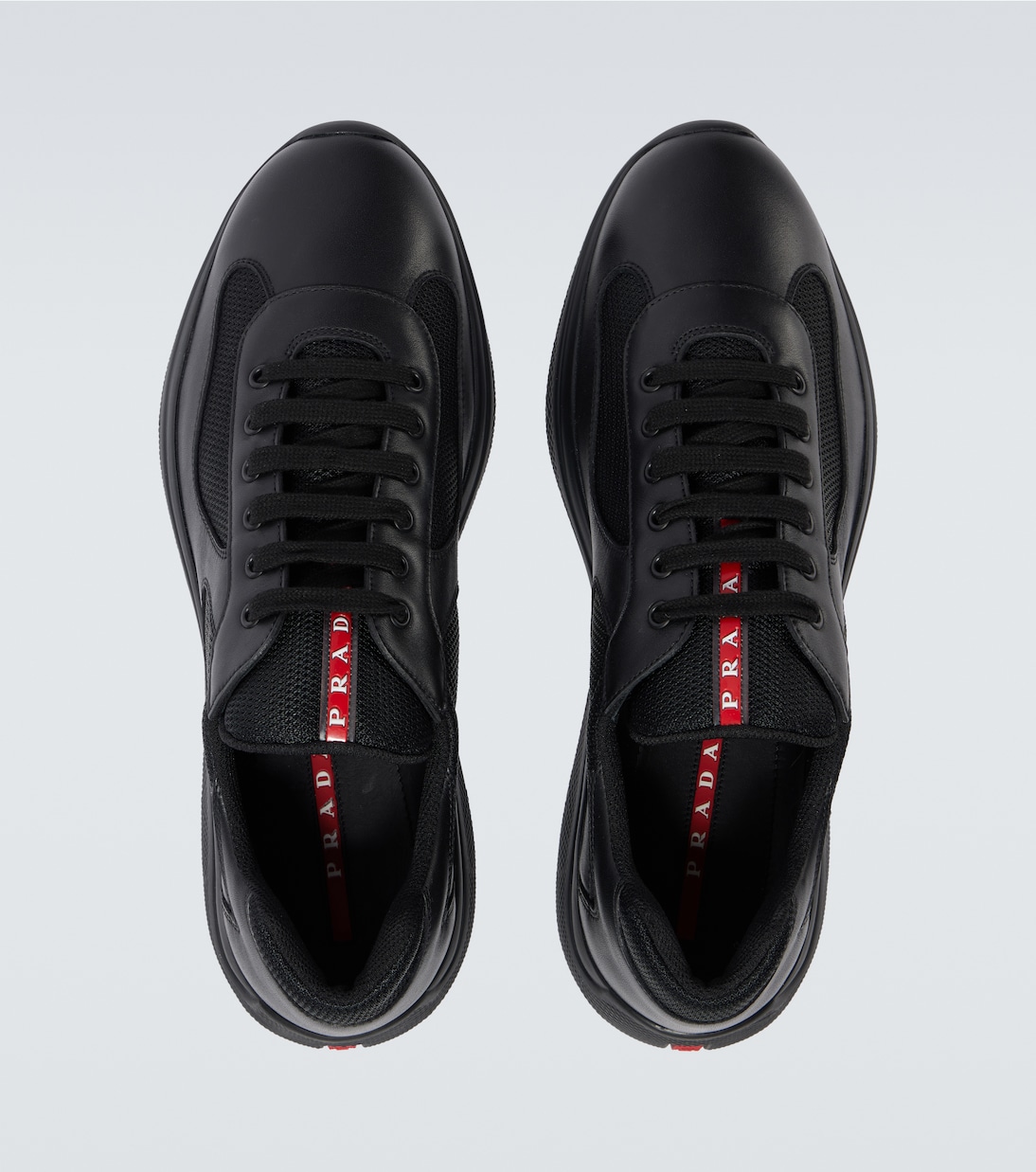 Leather sneakers | Prada