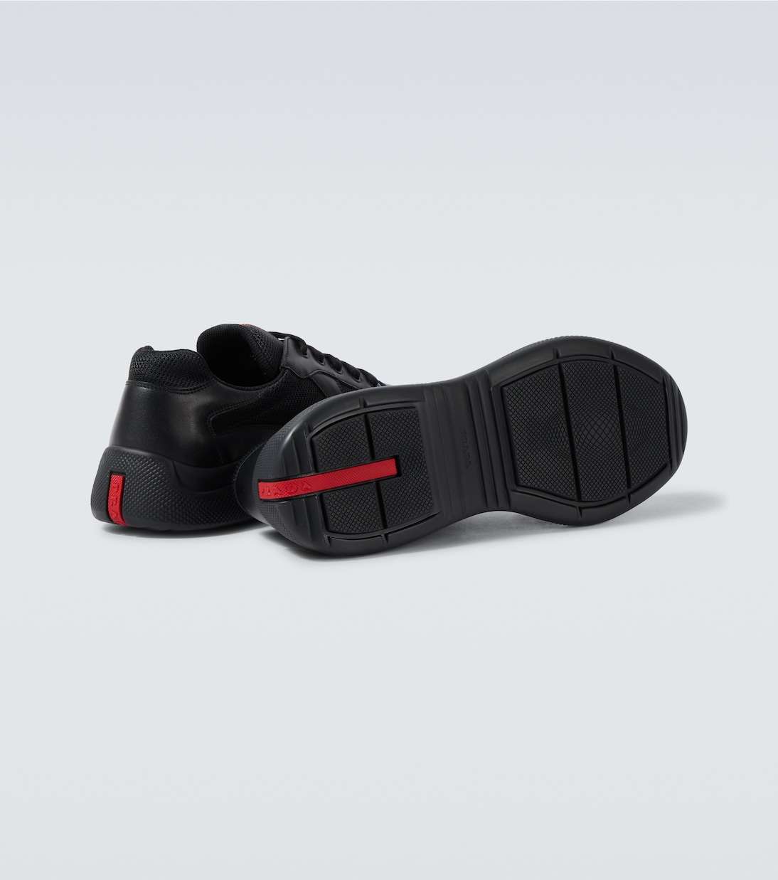 Leather sneakers | Prada