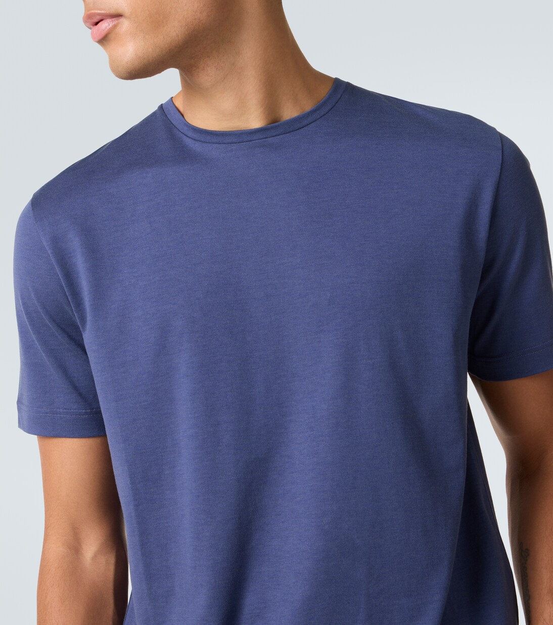 T-Shirt aus Seide und Baumwolle | Loro Piana