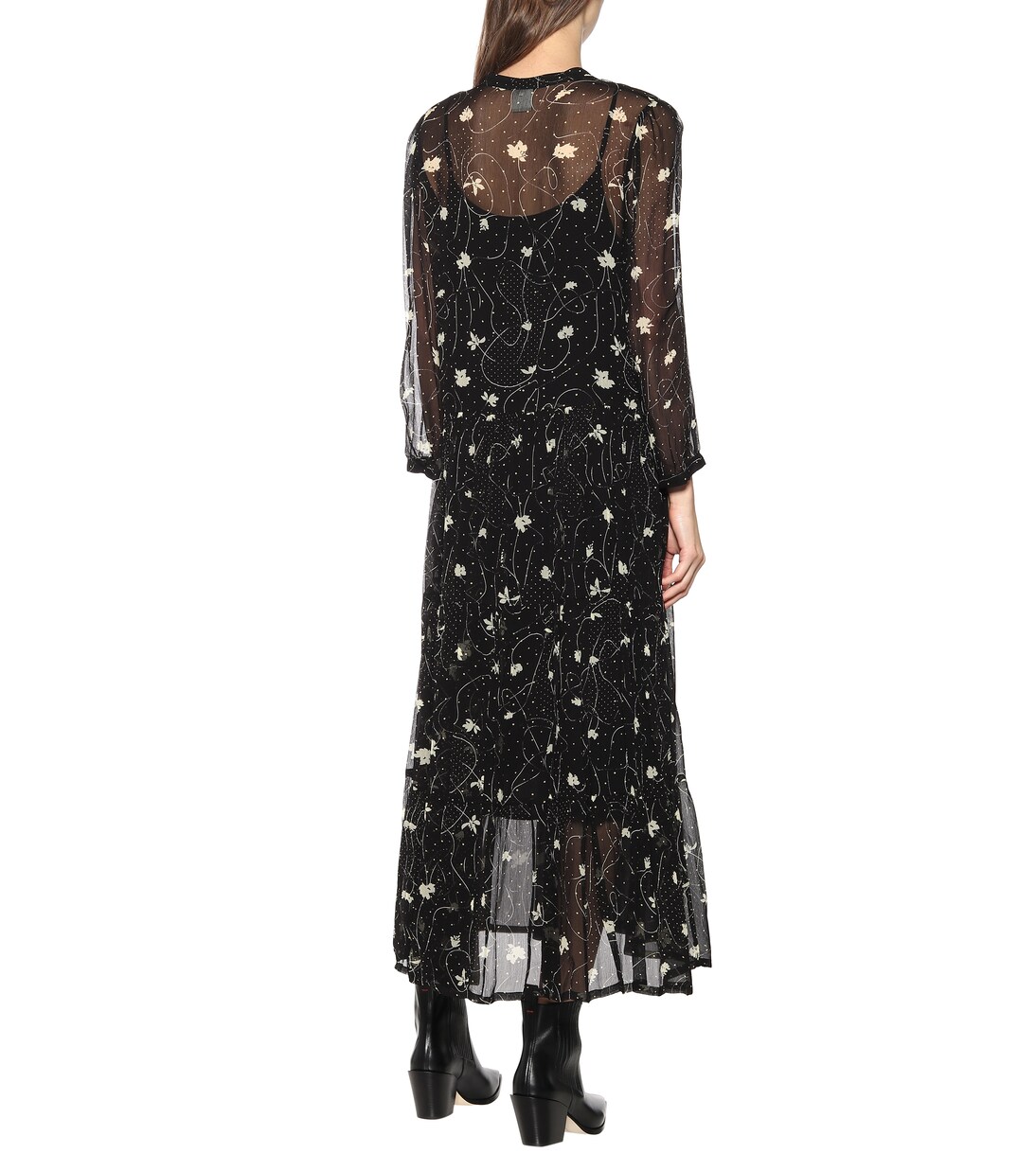 Robe midi Aia imprimée | Baum und Pferdgarten