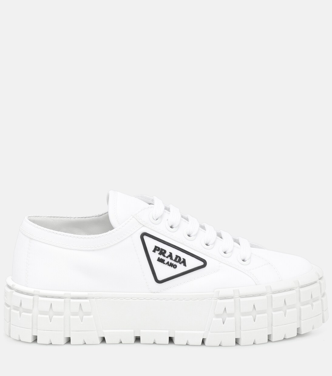 Wheel gabardine sneakers | Prada