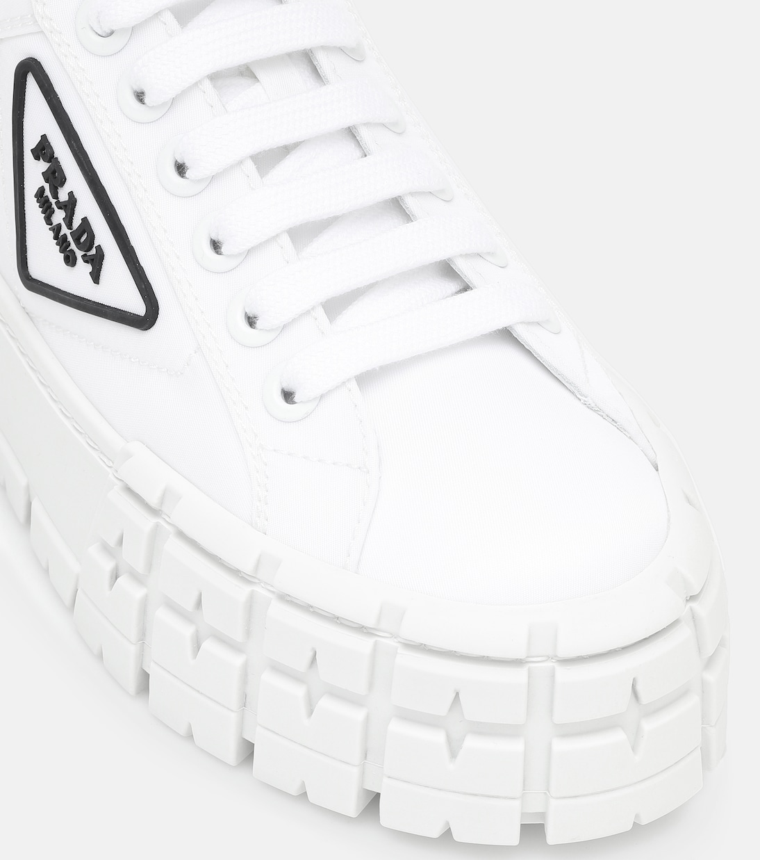 Wheel gabardine sneakers | Prada