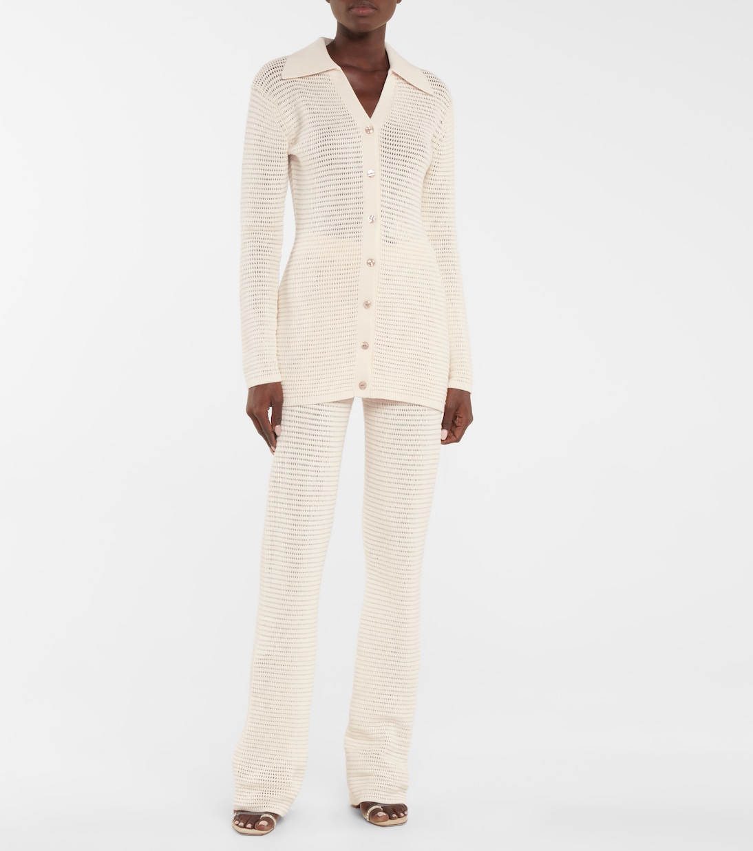 Evelyn cotton-blend cardigan | Nanushka