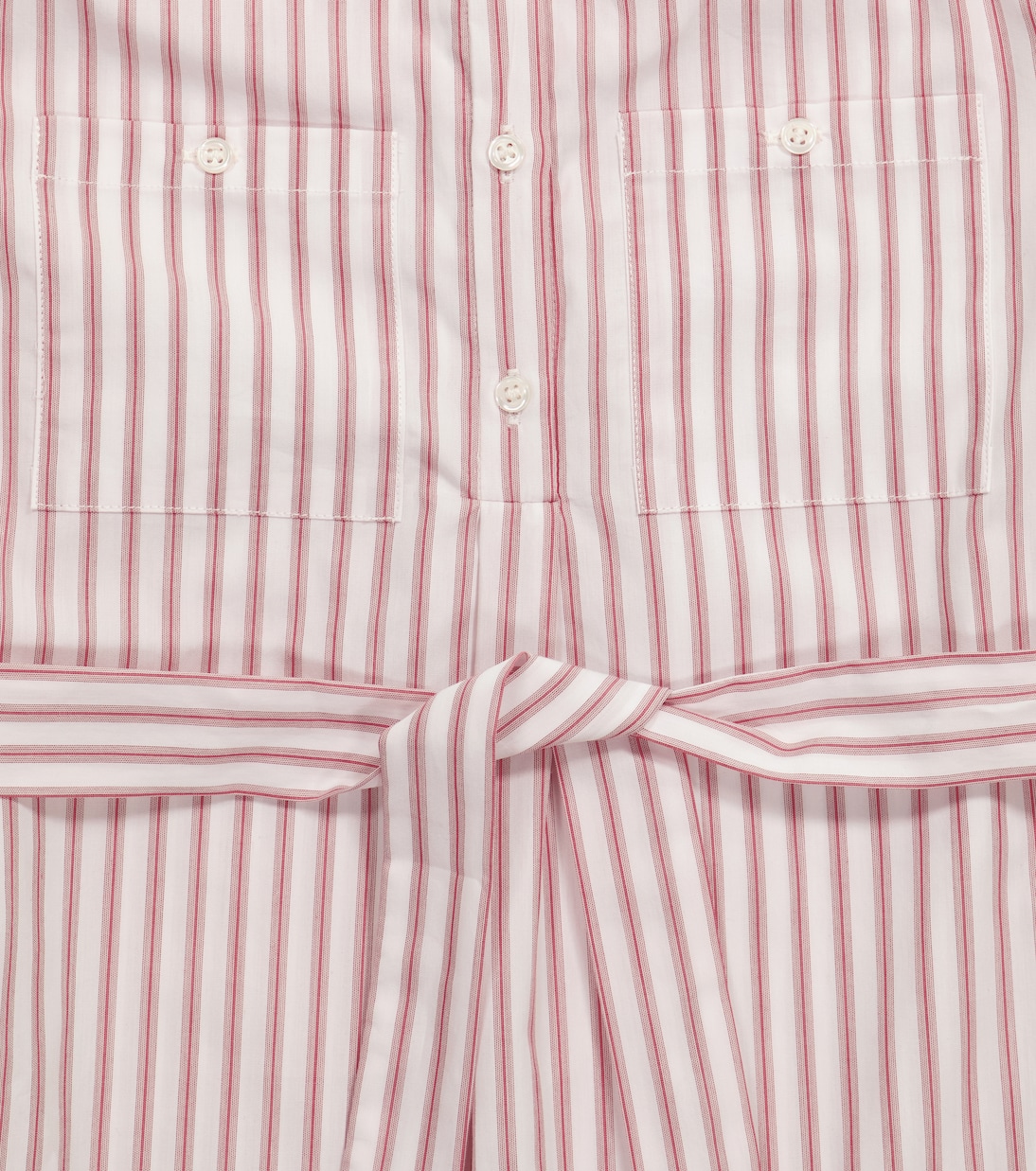 Robe boutonnée en coton à rayures | Bonpoint