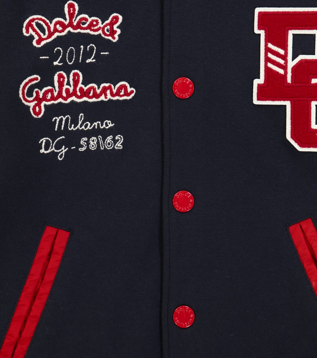 جاكيت فارسيتي من القطن المخلوط بطبعات | Dolce&Gabbana Kids