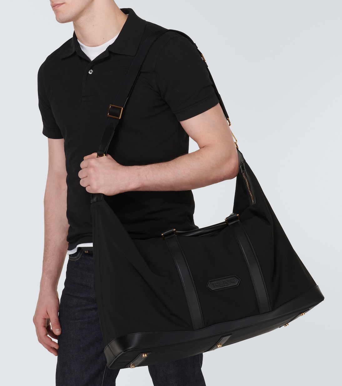 Technical canvas duffel bag | Tom Ford
