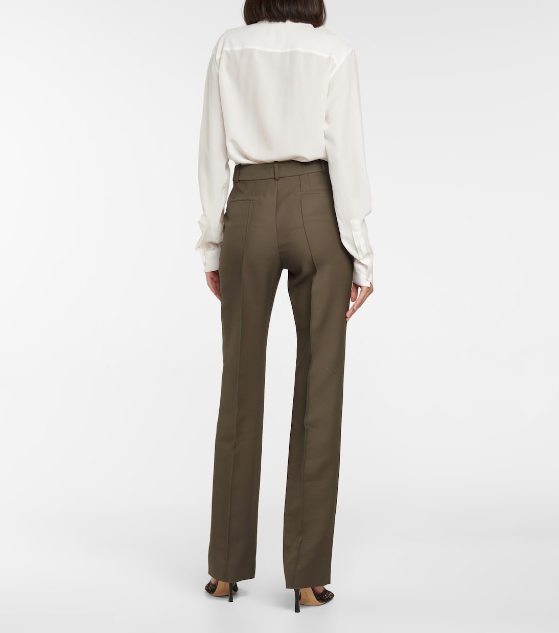 High-Rise-Hose aus einem Wollgemisch | Peter Do