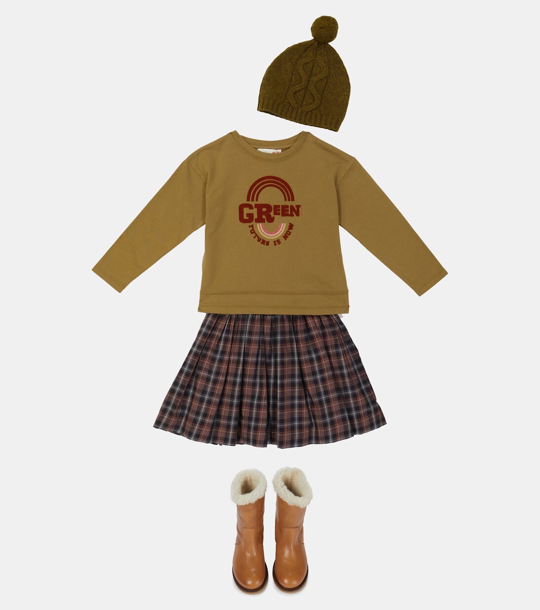 Cotton fleece sweatshirt | Bonpoint