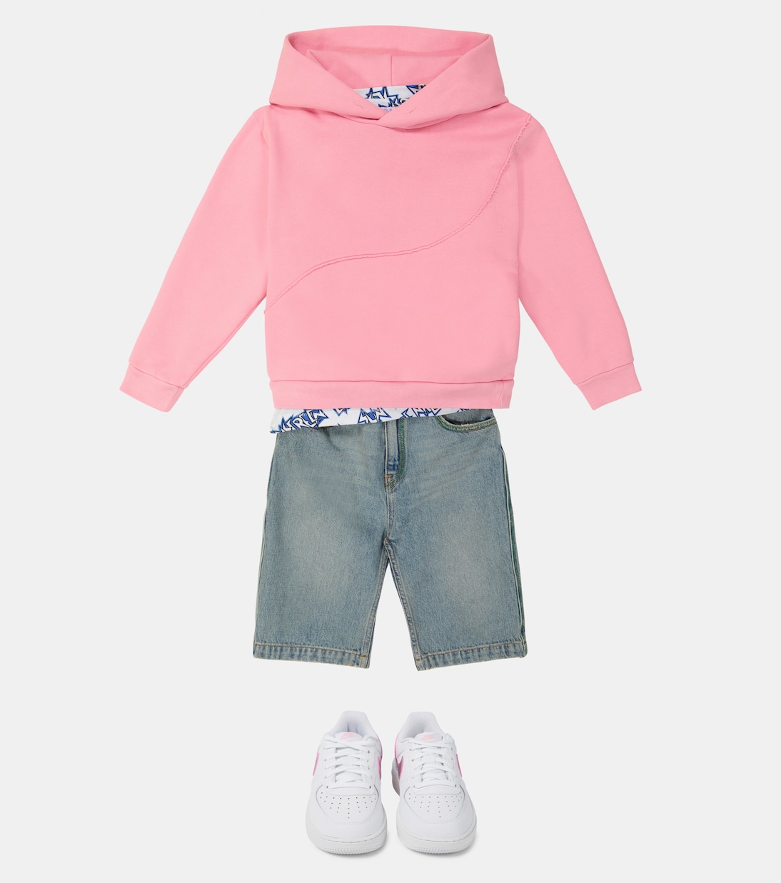 Short droit en denim | ERL Kids