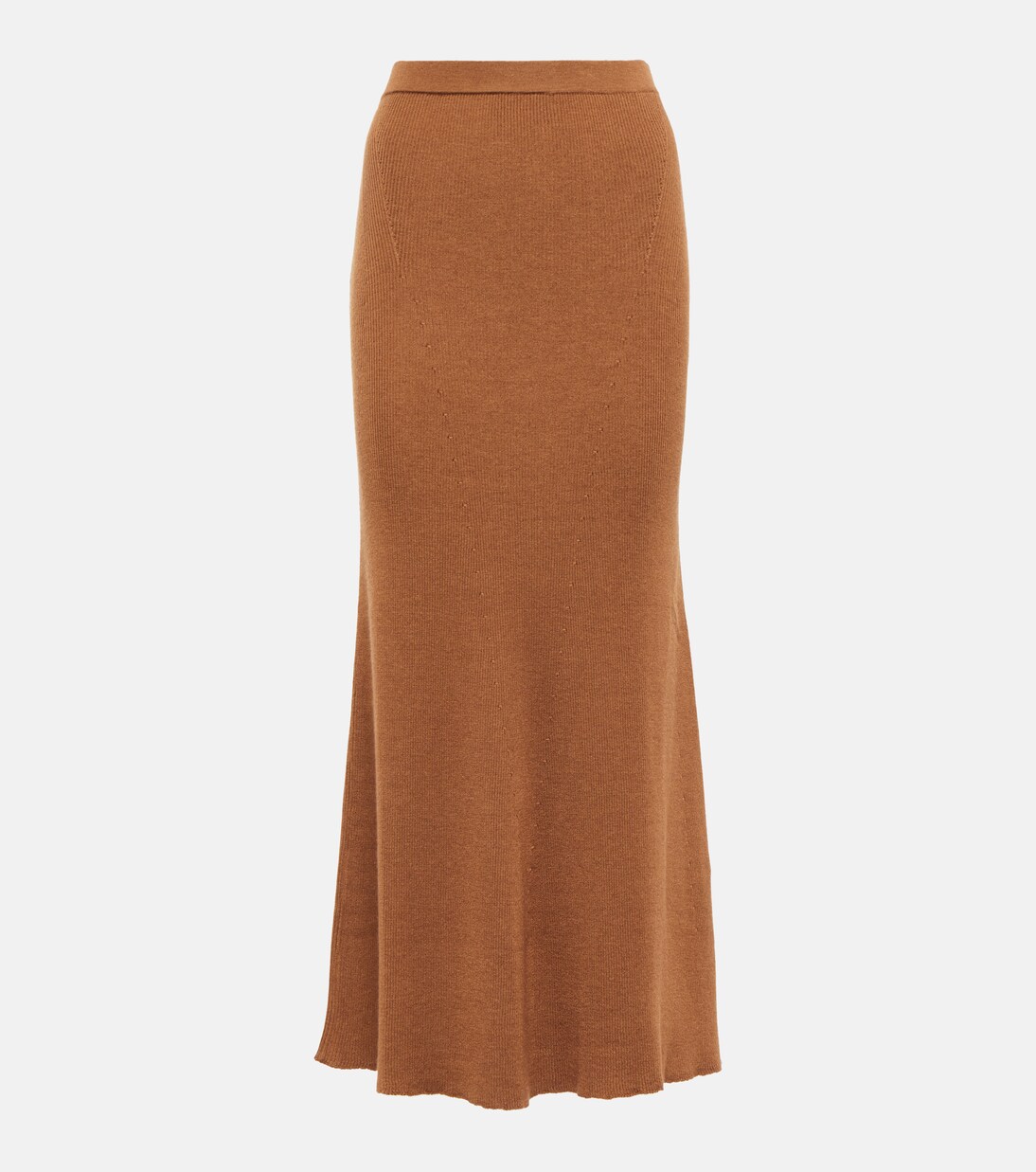 Epper ribbed-knit high-rise midi skirt | Gabriela Hearst